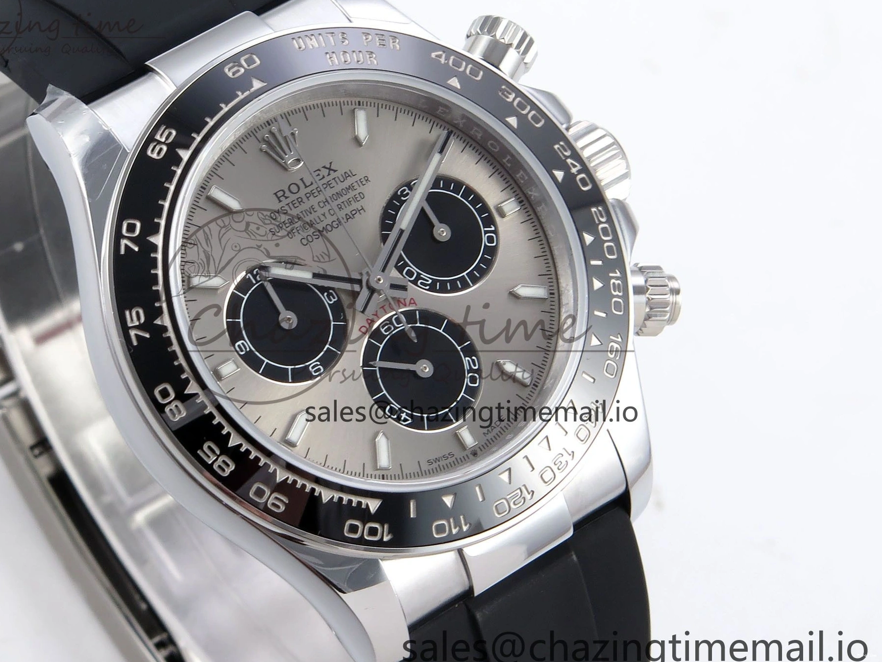 MiroTime 0520 SunProtective Daytona 126519 QF 1:1 Best Edition Gray Black Dial on Oysterflex Strap SH4131 V6（Gain Weight） 1203